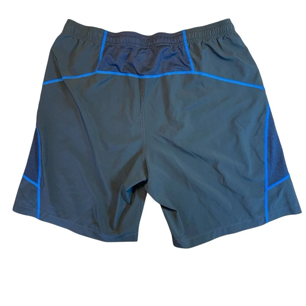 Men's Northface Flashdry Athletic Shorts Black With Blue Large Drawstring‎